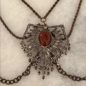 Free People Broach Statement Necklace